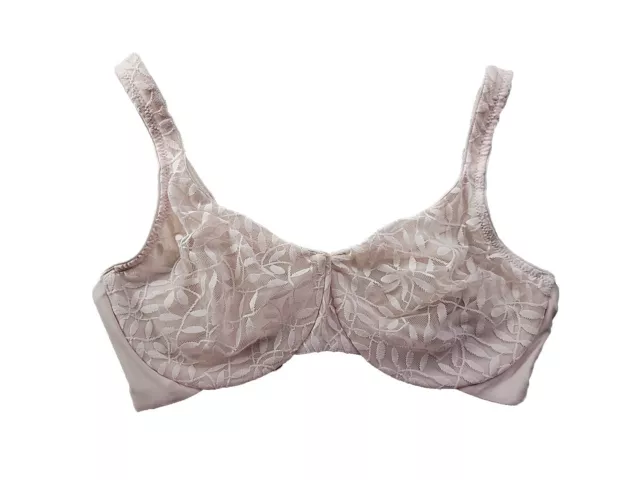 OLGA BY WARNERS Women 36D Pink Lace T Shirt Bra Underwire Lightly Lined  Smooth $17.46 - PicClick