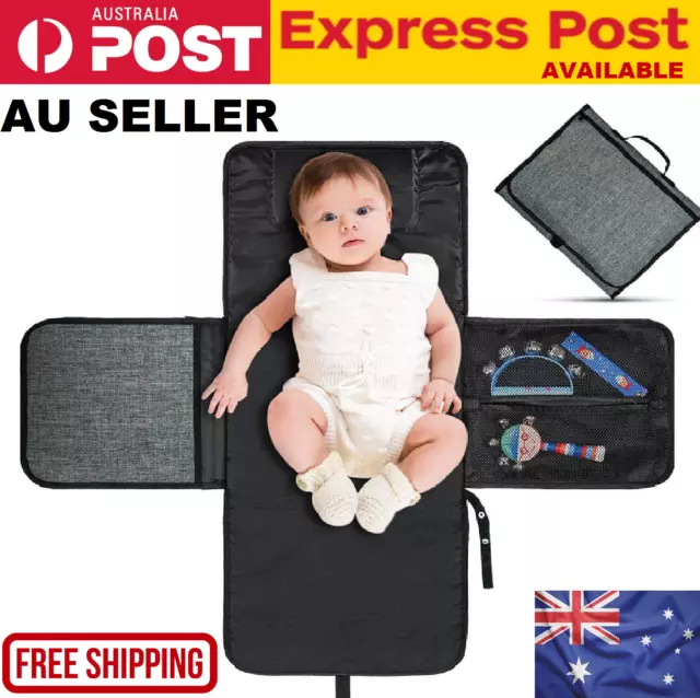 Portable Baby Infant Nappy Changing Mat Pad Diaper Cover Foldable Change Clutch