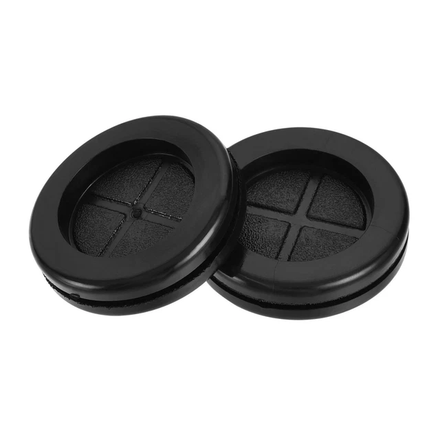 Goma Ojal Redondo Doble Cara Montaje Diámetro 27mm para Cable Protección 20Uds