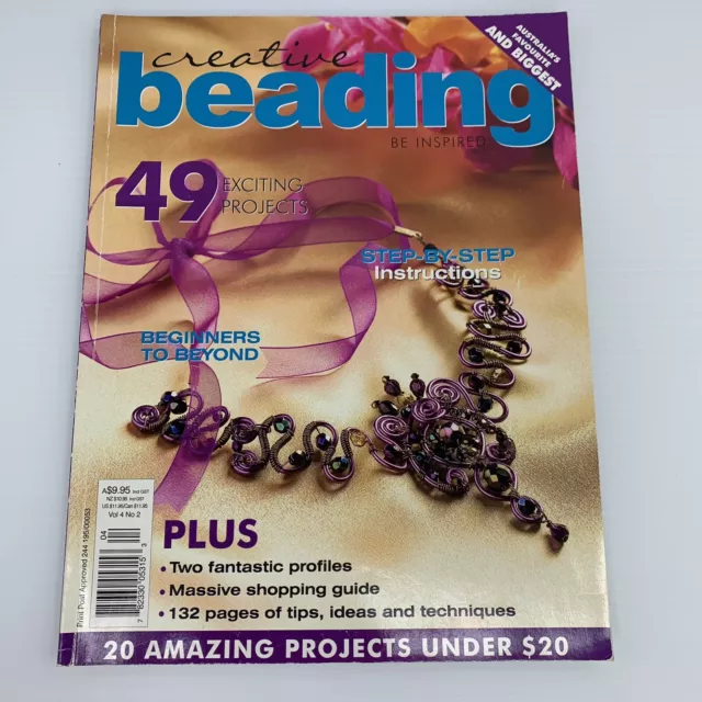 Creative Beading Magazines x5 + 1x Beading Projects Hobby Jewellery Making 2