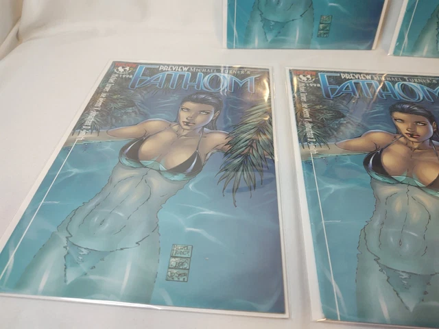 9 Fathom: Preview Special 1st Appearance Michael Turner Top Cow Comic Book 10