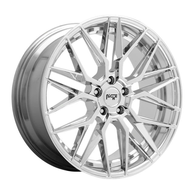 1 New 18X8 40 5X120 Niche 1PC M249 Gamma Chrome Wheel/Rim