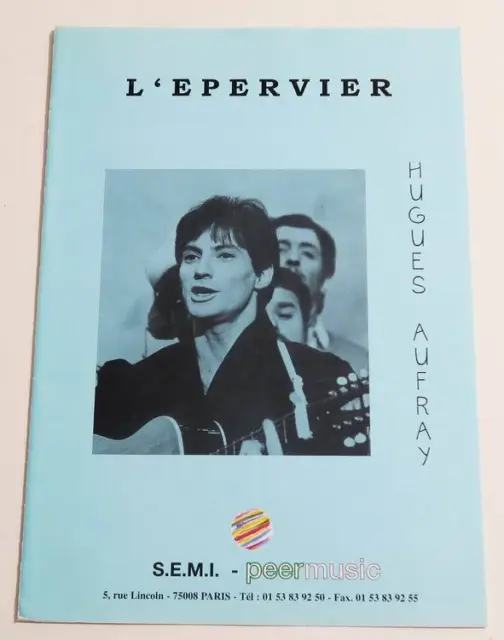 Partition sheet music HUGUES AUFRAY : L'épervier * 60's