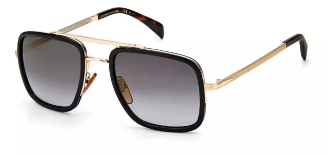 DAVID BECKHAM Mens Sunglasses DB 7002/S 0RHL FQ 54mm Square Aviator Designer NEW