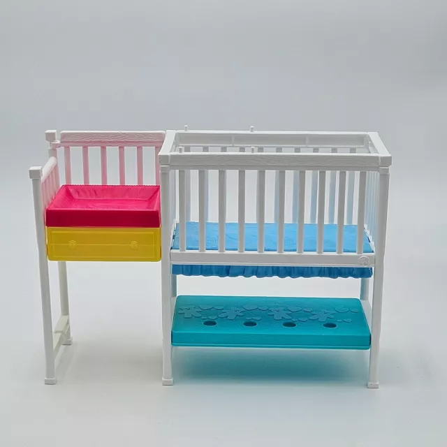 Mattel Barbie Chrissy Baby Bedroom Crib  Changing Table