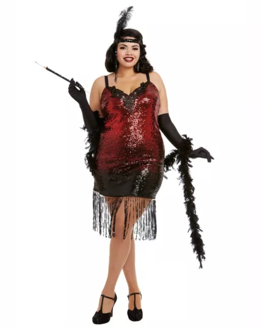 Dreamgirl Roxys Revenge Flapper 1920s Adult Plus Size Halloween Costume 11938X