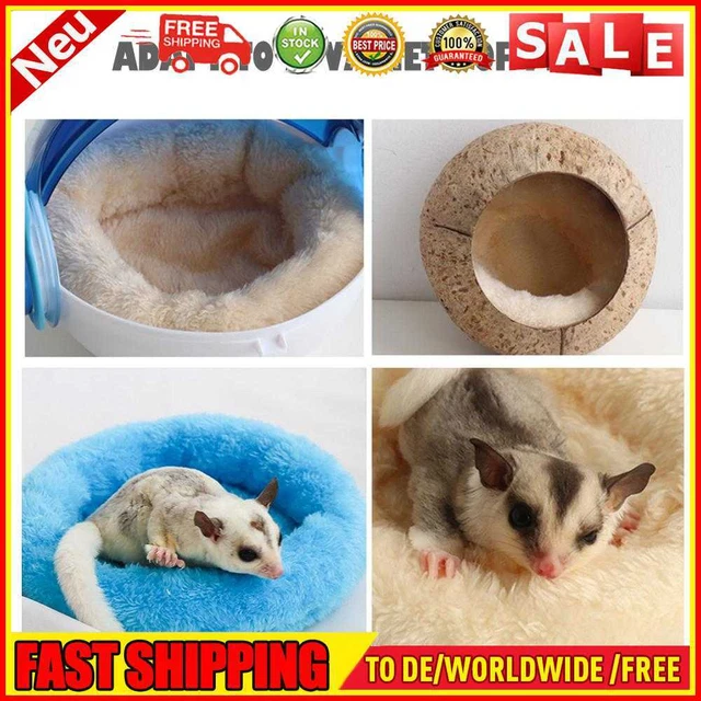 HANGHANG nido di criceti pad peluche morbido letto per animali domestici inverno piccolo animale gabbia opaca