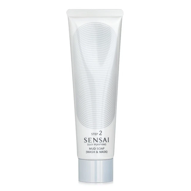 NEW Kanebo Sensai Silky Purifying Mud Soap - Wash & Mask (New Packaging) 4.3oz