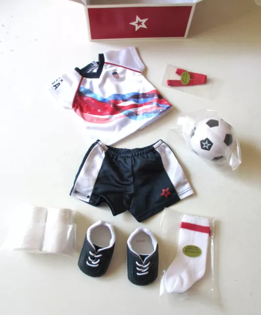 American Girl Team USA Soccer Clothes Outfit Complete Set For 18" Corinne Doll