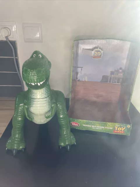 Ca / Toy Story Disney Store Talking Red Deluxe Figure Rex Parlant 20Eme 35Cm