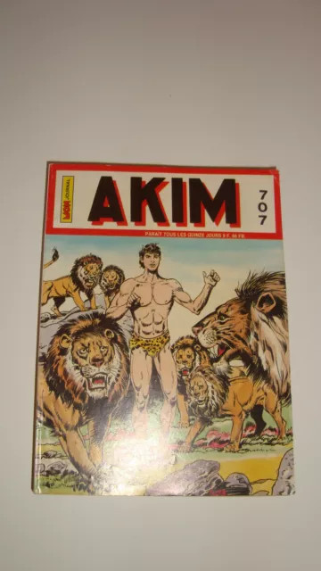 Ancienne Bd Akim N° 707  Bimensuel 15 Janvier 1989