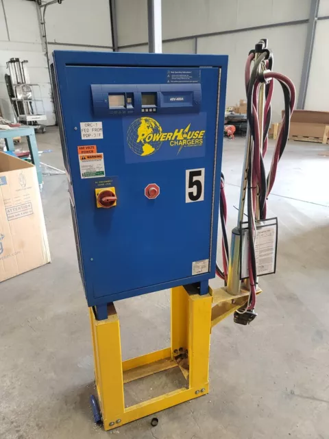 CROWN POWERHOUSE 48V Industrial Forklift Battery Fast Charger $1,000.00 ...