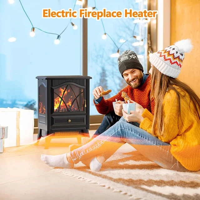 20” ELECTRIC FIREPLACES Heater Safety Freestanding Fireplace Stove