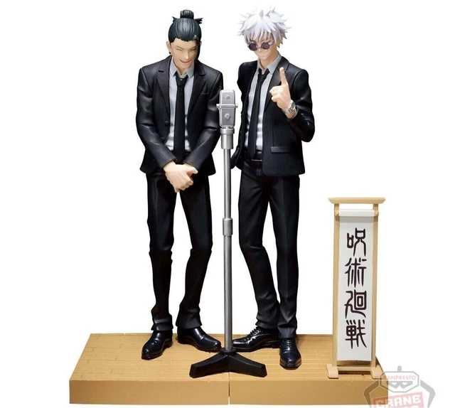 Figurines Anime JJK Geto Suguru & Gojo Satoru - 17 Cm, PVC, Décoration Voiture/bureau