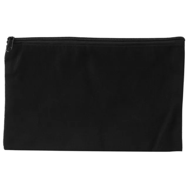 10Pcs Canvas Zipper Pouch Bags Canvas Makeup Bags Pencil Case Blank DIY9654