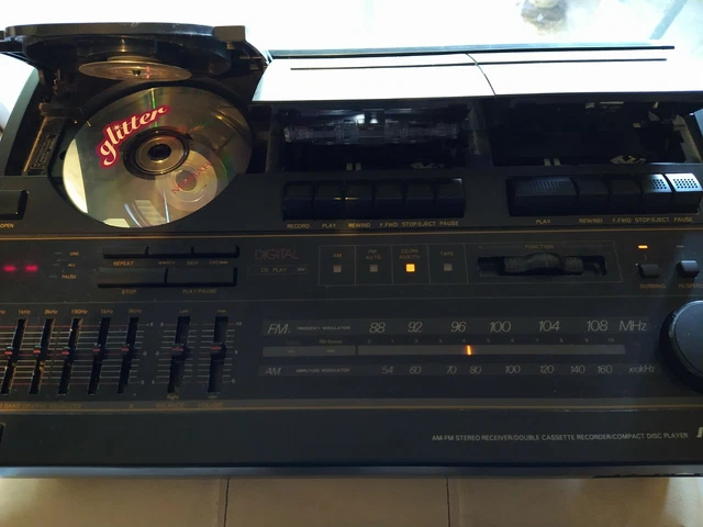 Chaîne Hi-Fi Soundesign 6865TT Avec Double Cassette Et Lecteur CD - Pour Pièces / Réparation