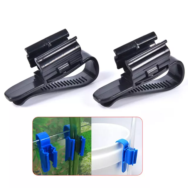 2Pcs Black Water Hose Mount Bracket for 8-16mm Tube Fixed Holder C.fa