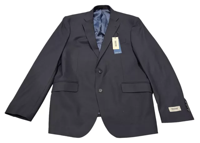 NEW Kenneth Cole Reaction Men's Ready Flex Slim-Fit Suit Jacket Navy Size 44R
