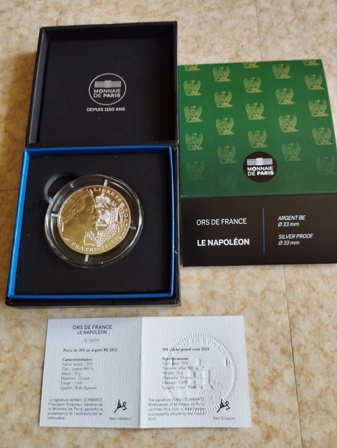 Coffret BE 20 Euros Argent France 2023 Napoléon III Proof