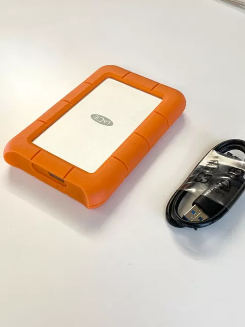 LaCie Rugged, 1TB, Portable External Hard Drive, Drop, Shock resistant