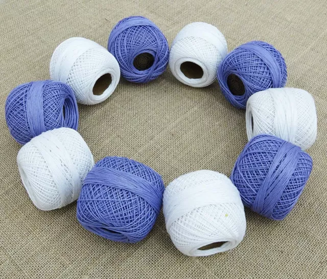 50g/Ball Soft Crochet Cotton Thread Yarn Crochet Lace Knitting Yarn 3 Ply  DIY AU