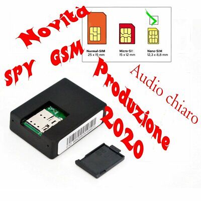 Dispositivo N9+ Ascolto Mini Spy Monitor di Voce Sorveglianza audio 2 Microfoni