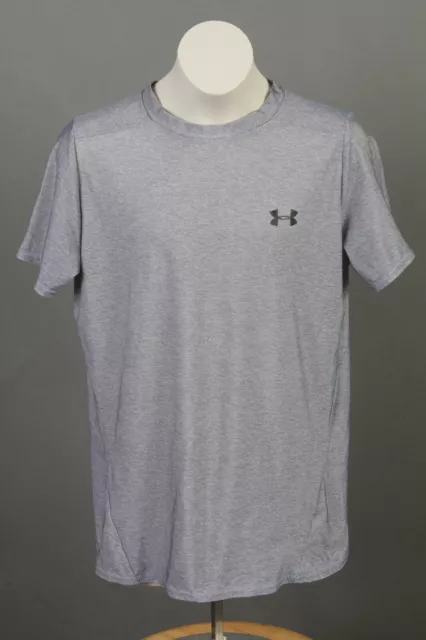 Boys Under Armour Base Layer Heat Gear Compression Shirt ~ Gray ~ Youth XLarge