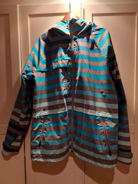 Chaqueta de Esqui BURTON. Talla L Azul a rayas