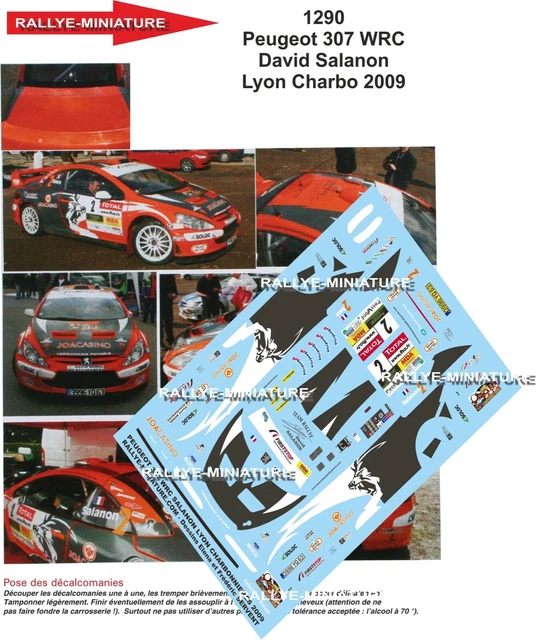 Miniature Peugeot 307 WRC Lyon-Charbonnières 2012 - Altaya 1/43, Zamak Argenté, Neuve