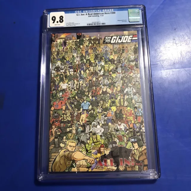 G.I. Joe: A Real American Hero #300 CGC 9.8 1st Print Appearance GI ARAH 2022 NM