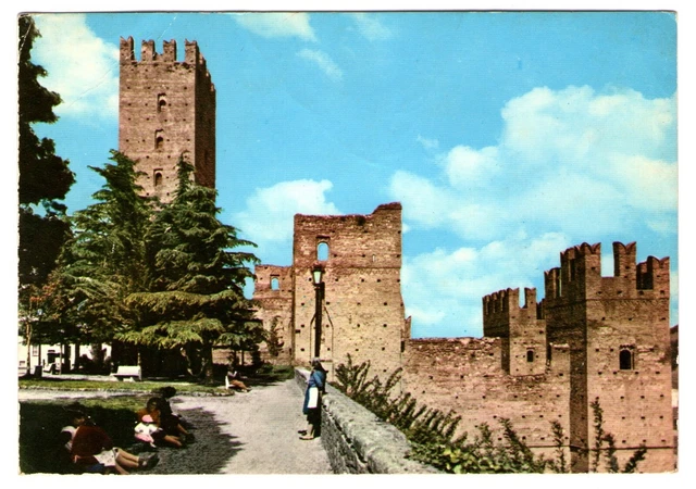 Cartolina - Repubblica - 1974 - Castell'Arquato (Piacenza) - Piazzale - FG - VG