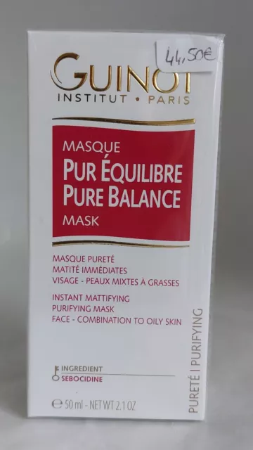 GUINOT Masque Pur Équilibre 50ml - Masque Pureté Matité Immédiates