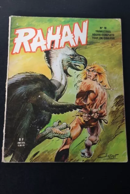 RAHAN TRIMESTRIEL - magazine BD n°18 VAILLANT 1976 / L' OISEAU QUI COURT