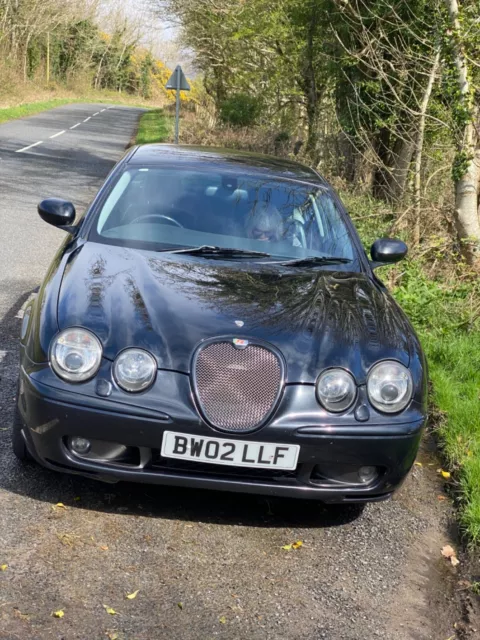 2002 Jaguar  S Type R - 4.2 Supercharged  Metallic Black Wolf Service History