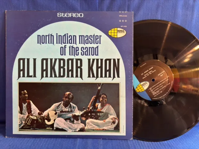 Ali Akbar Khan Master Sarod Wps 21433. Original Usa Lp Exc+