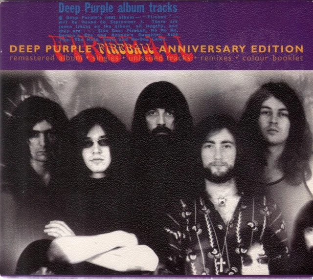 DEEP PURPLE FIREBALL CD Europe Emi 1996 25th anniversary edition with ...