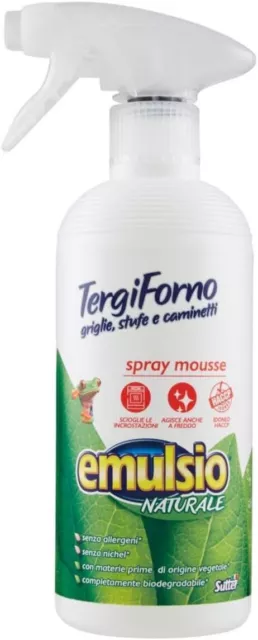 EMULSIO Tergiforno, Nettoie À Bas I Verre De Cheminées Et Radiateurs - 500 ML