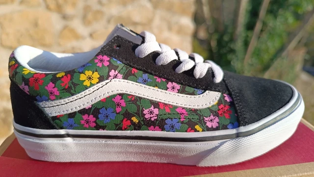 BASKETS VANS OLD SKOOL VN000D3H Unisexe Blanc 136097 Chaussures