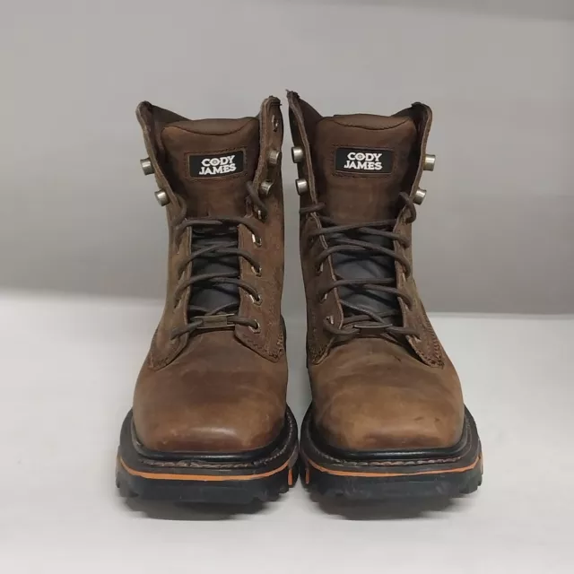 CODY JAMES DECIMATOR Soft Toe Work Boot Brown Men's Size 9 Medium $69. ...
