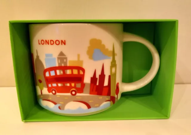 STARBUCKS LONDON YAH YOU ARE HERE COLLECTION MUG 14oz/414ml. BRAND NEW WITH BOX.