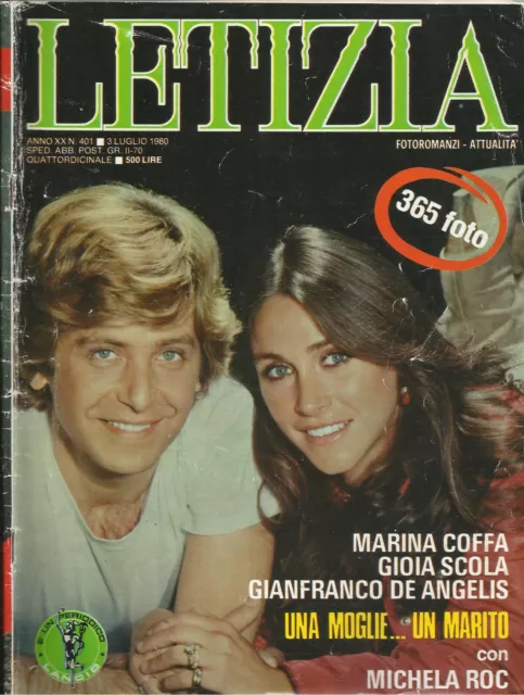 Fotoromanzo Lancio Letizia N.401 Coffa-Scola-Roc-De Angelis