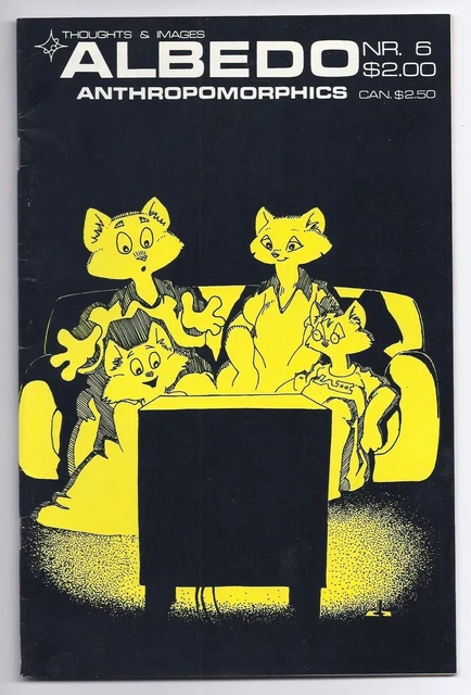 Albedo Anthropomorphics #6 Thoughts & Images 1986 Rare Critters Usagi Yojimbo
