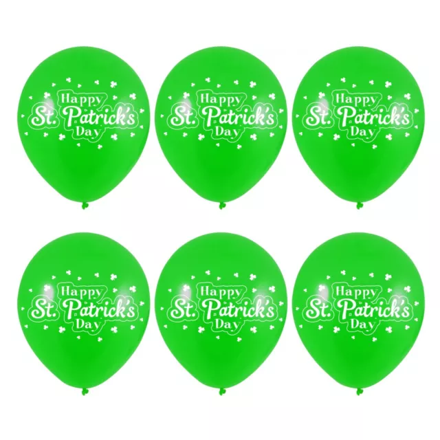 Happy St Patricks Day Ballons grün Irish Party Pub Dekorationen 12er-Pack, 24,36,48er-Pack