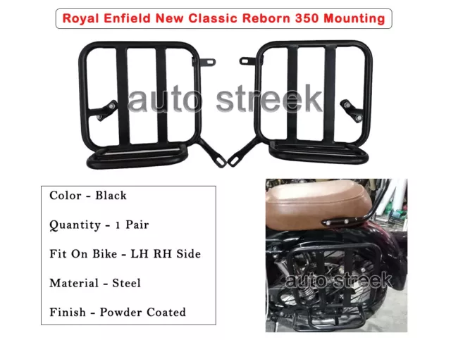 Fit For Royal Enfield New Classic Reborn 350 "Kofferhalterung"