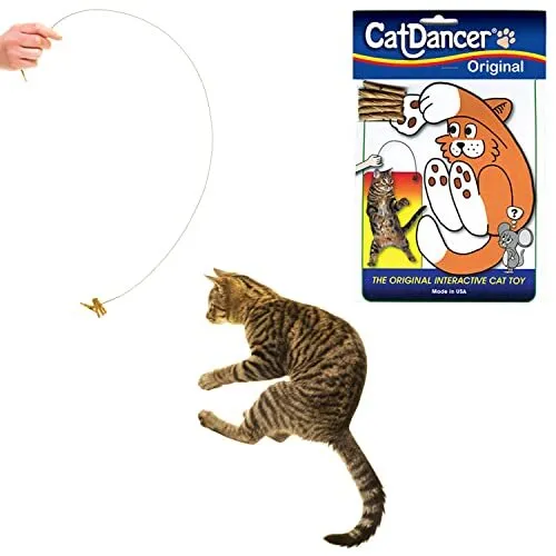 Cat Dancer Products 101 Interactive Cat Toy Brown