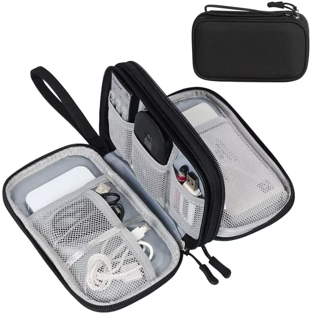 Travel Cable Organizer Bag Pouch Electronic Accessories Carry Case Storage Bag