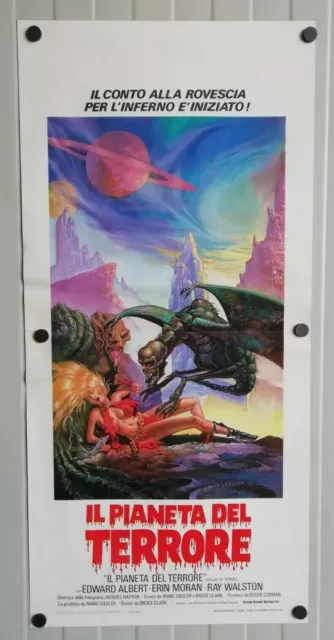 locandina IL PIANETA DEL TERRORE Galaxy of Terror HORROR fantascienza orig. 1982