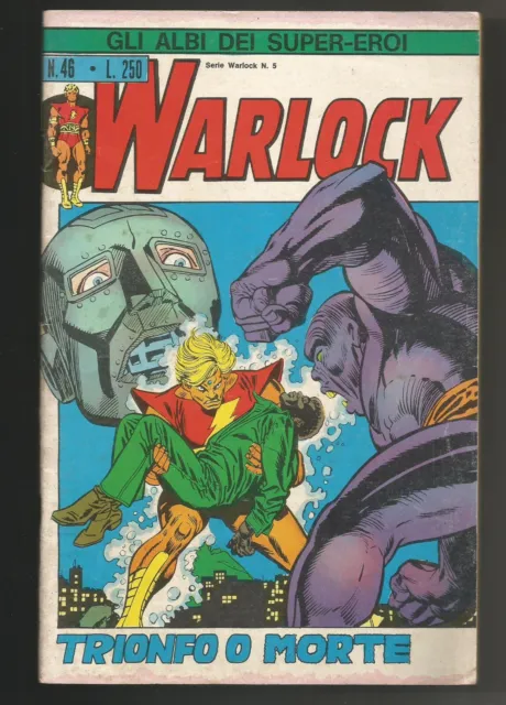 Corno A.S.E. n° 46 Warlock n° 5 - 1975 da busta perfetto mai aperto