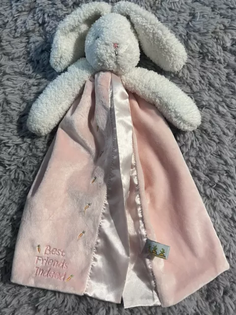 Manta de Seguridad de Peluche Bunnies By The Bay Lovey Pink Best Friends Indeed Rabbit