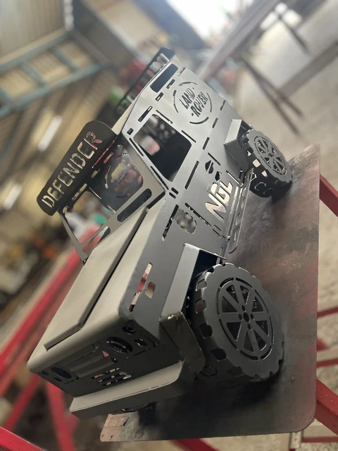 Cnc Range Rover BESPOKE DEFENDER FIREPIT - Land Rover - CNC MADE TO ORDER 2- 3mm raw ...